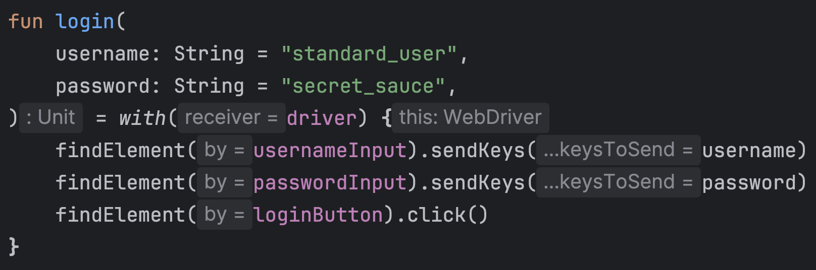 Type Inference Inlay Hint